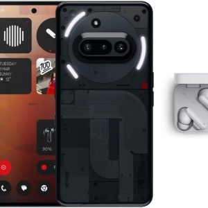 Happy Figures Deals Limited-Time & Limited-Quantity Deal AED 99.00د.إ：Nothing Phone A059 (3a) 5G Black, (12 GB RAM, 256 GB Storage),50 MP Camera,6.77" FHD+ flexible AMOLED display,5000 mAh