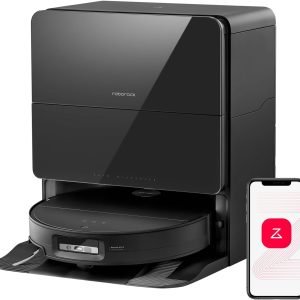 Happy Figures Deals Limited-Time & Limited-Quantity Deal AED 109.00د.إ：roborock Saros 10 Robot Vacuum and Mop, 22,000Pa Suction, AI Obstacle Avoidance, 3.14-inch Ultra Thin, Auto Detachable Mop, Zero Tangling Main Brush, Hot Water Mop & Dock Self Cleaning, Pet Friendly