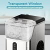 Celebrate with Us Anniversary Limited-Time & Limited-Quantity Deal AED 99.00د.إ：EUHOMY Nugget Ice Makers Countertop, Pebble Ice Maker Machine with 35lbs/24H Soft Ice, Self-Cleaning Sonic Ice Maker with Ice Scoop&Basket, Pellet Ice Maker for Home/Kitchen/Office