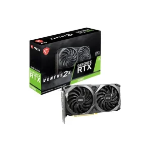 Limited-Time Sale for Summer Surprises AED 99د.إ：MSI GeForce RTX 3060 VENTUS 2X 12G OC Graphics Card: PCI Express Gen 4, 15 Gbps Memory Speed, 12GB GDDR6, 3x DisplayPort, 7680 x 4320 Maximum Resolution, Dual Fan, TORX FAN 3.0 - Black