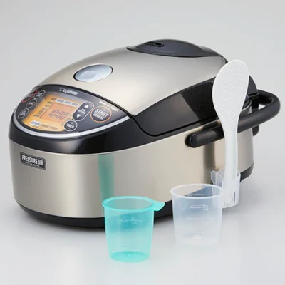 ¡Black Friday en todo el país!---Zojirushi np-hcc10 X H inducción sistema de calefacción cocina de arroz y calentador, gris oscuro inoxidable (Stainless Dark Gray), 1L.