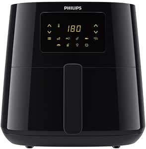 ¡Llegó el Black Friday!------Philips Essential Airfryer XL - 6.2L, Freidora sin Aceite, Tec Rapid Air, Pantalla Táctil, NutriU App (HD9270/90)