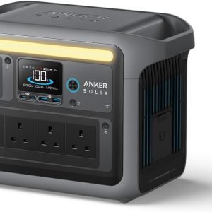 Limited-Time Sale for Summer Surprises AED 99د.إ：Anker SOLIX C1000 Portable Power Station, 1800W (Peak 2400W) Solar Generator, Full Charge in 58 Min, 1056wh LiFePO4 Battery for Home Backup, Power Outages, and Outdoor Camping (Optional Solar Panel)