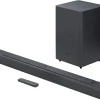 Limited-Time Sale for Summer Surprises AED 99د.إ ：JBL Bar 2.1 Deep Bass (MK2) 2.1 Channel Soundbar with Wireless Subwoofer, 300W Total Power, Immersive Surround Sound, Built-In Dolby, Bluetooth Stream, HDMI/Optical Connect - Black, JBLBAR21DBM2BLKUK