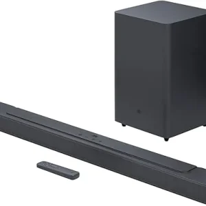 Limited-Time Sale for Summer Surprises AED 99د.إ ：JBL Bar 2.1 Deep Bass (MK2) 2.1 Channel Soundbar with Wireless Subwoofer, 300W Total Power, Immersive Surround Sound, Built-In Dolby, Bluetooth Stream, HDMI/Optical Connect - Black, JBLBAR21DBM2BLKUK