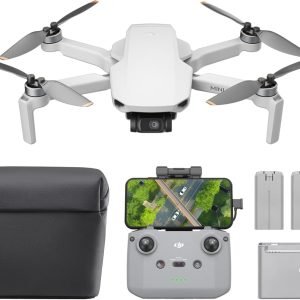 Limited-Time Sale for Summer Surprises AED 99د.إ：DJI Mini 4K Fly More Combo, Drone with 4K UHD Camera for Adults, Under 249 g, 3-Axis Gimbal Stabilization, 10km Video Transmission, Auto Return, 3 Batteries for 93-Min Max Flight Time, QuickShots