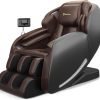 Limited-Time Sale for Summer Surprises AED 99د.إ ：Real Relax Massage Chair Favor-06, Full Body Zero Gravity SL-Track Shiatsu Massage Recliner Chair with APP Control, Brown