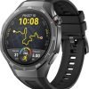 Limited-Time Sale for Summer Surprises AED 99د.إ：HUAWEI WATCH GT5 Pro 46 mm Smartwatch, Sharp-Edged Design, upto 14 Days Battery Life, Pro-level Sports Watch, Health Tracking, iOS & Android Compatible, 3 Months HUAWEI Care+, Black