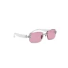 Limited-Time Sale for Summer Surprises AED 99د.إ：Head-turning rimless sunglasses with Prismatic™ Color-changing Lenses